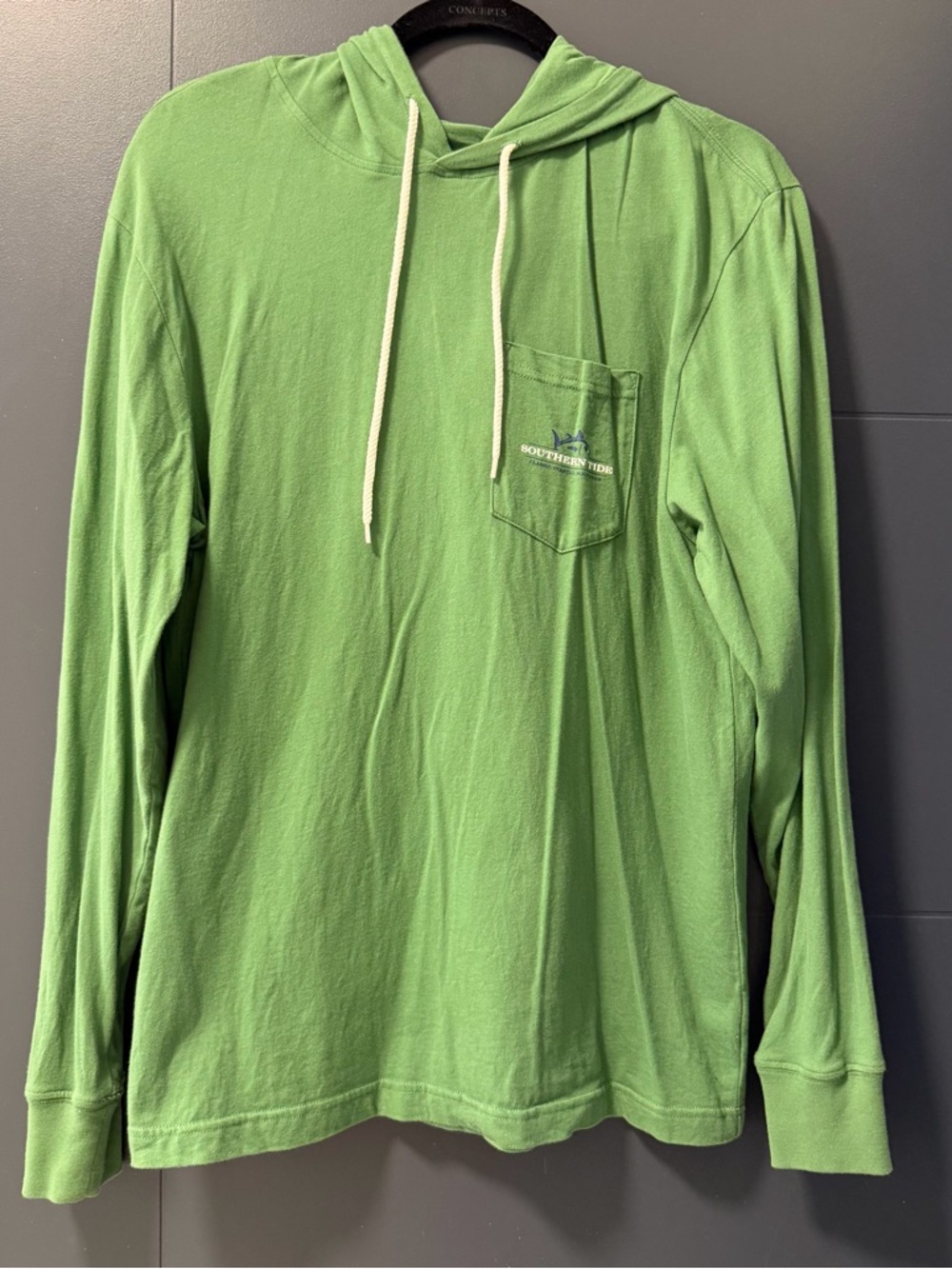 Southern Tide Green Hooded Long Sleeve with Pocket
